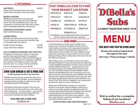 dibella's restaurant|dibella's menu with prices.